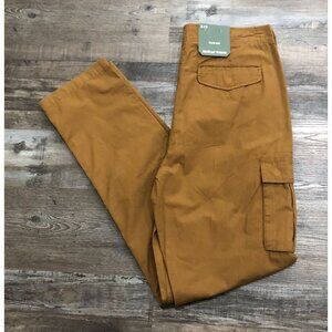 Mutual Weave Mens 34x30 Brown Relax Taper Cargo Pants New with Tags